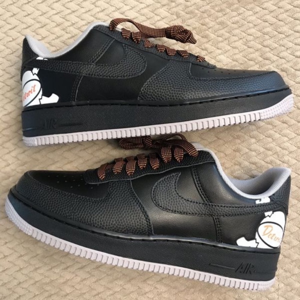 Nike Air Force 1 Low ‘07 LV8 "Detroit Away" Black CD7789-001